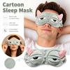 3D Ontwerp Slaapmasker Pluche Slaap Oogmasker Grappige Oogbedekking Voor Mannen Vrouwen