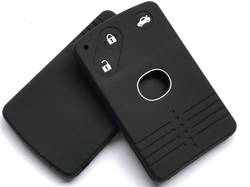 Silicone rubber car key cover case For Mazda M3 M6 M2 M5 Demio MVP MX-5 MX-7 RX-8 Atenza 3 button key