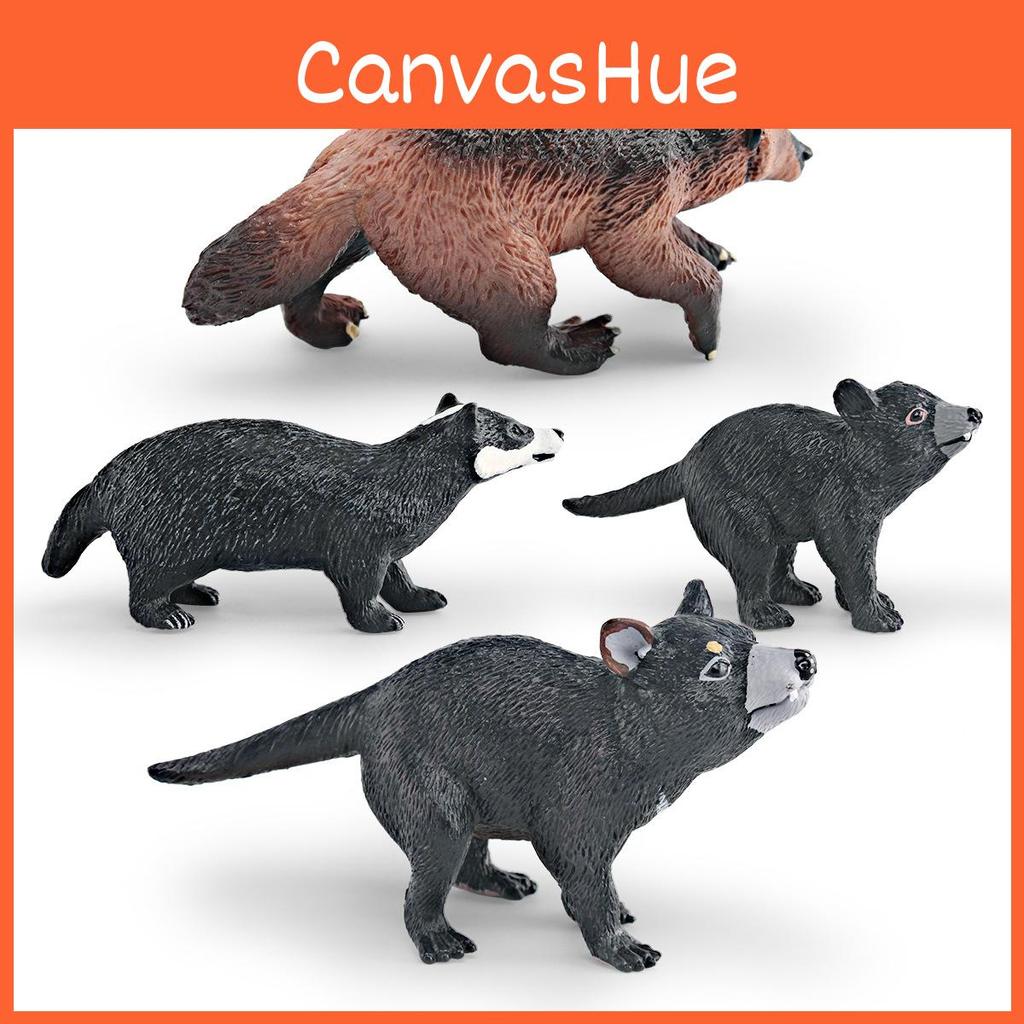 Eurasian Badgers Pvc Wildlife Model For Kids Learning And Home Decoration