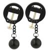 Heavy Hardware Butterfly Black Nipple Clamp Crab Butterfly Correction Physiotherapy Nipple Clamp Mei Mei Clip Abuse Milk Metal Nipple Clamp Nipple