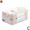 Large Capacity Clothes Storage Bag Organizer With Reinforced Handle Suitable For Blankets Bedding Foldable With Sturdy Zipper
