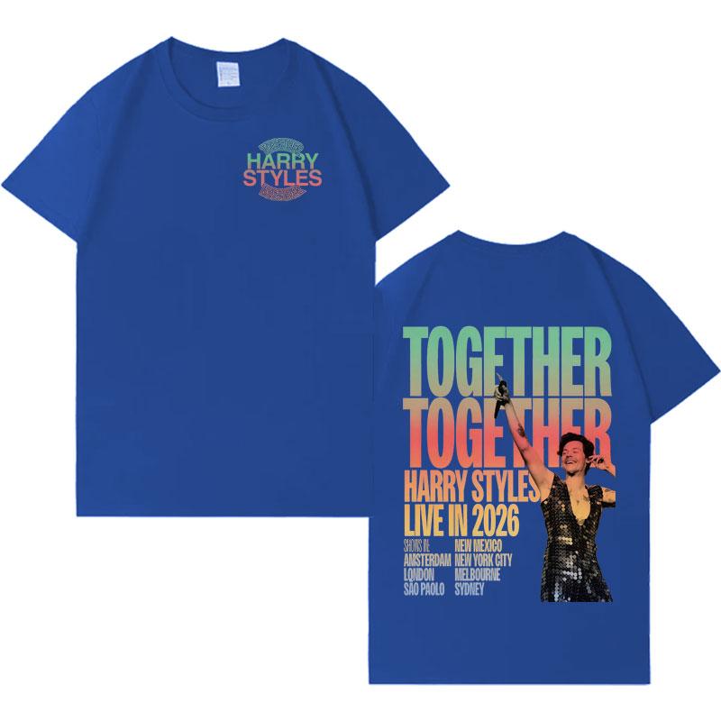 2026 Chanteur Harry Styles T-shirts Graphiques Tendance Album Esthétique Coton T-shirt Hommes Femmes Décontracté Oversize T-shirt Cadeau Fans