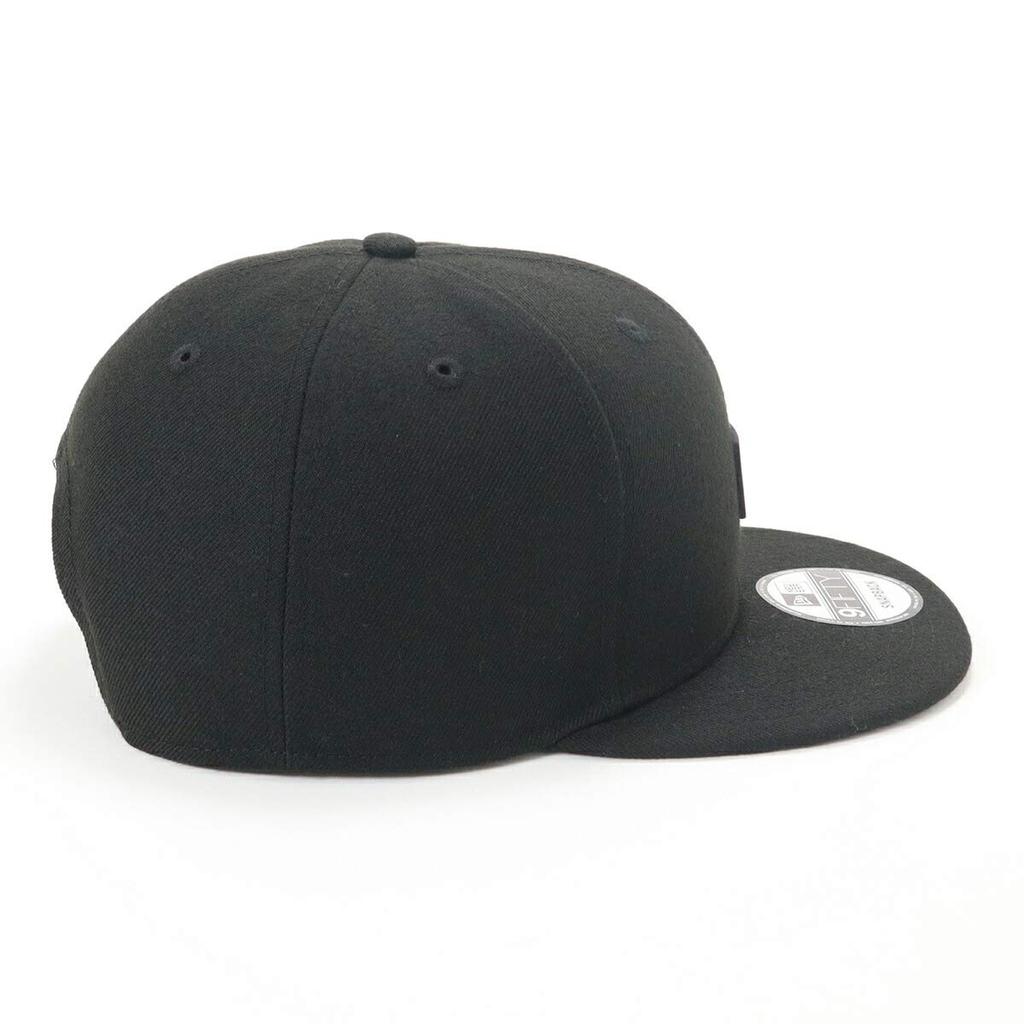[New Era] New Era Cap 9FIFTY 14550960 N840NF307 BlackMatte BK Black Metal Plate ONSPOTZ Exclusive Men's Women's Hat Snapback 950 Unisex Summer Sun