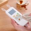 1Pc Silicone Transparent Rabbit Ear TV Remote Control Cover Case Dust Protect Storage Bag Luminous
