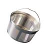 Reusable Round Coffee Machine Filter Basket 304 Stainless Steel Rustproof Easy Clean Fine Mesh Screen