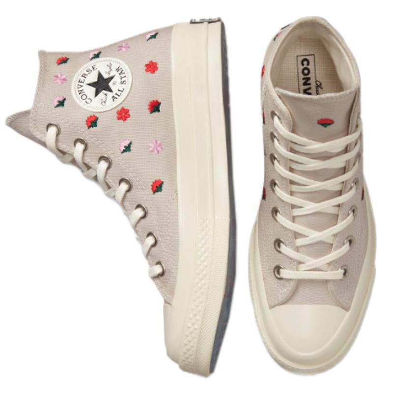 Converse 1970s Chuck Taylor All Star Comfortable and Versatile High Top Espadrilles Women's Off-White