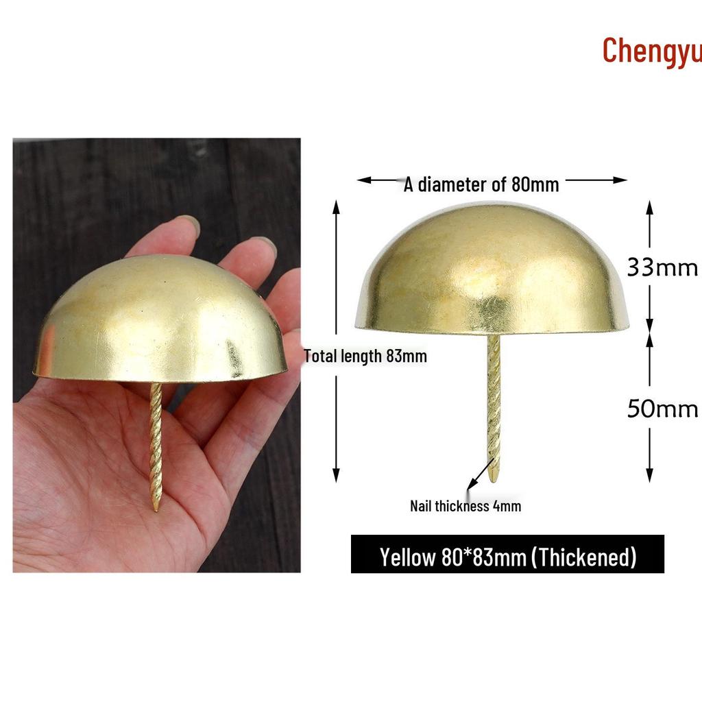 Antique-style Round Head Sofa Decoration Nails, Retro Pushpins, Thickened and Smooth Foam Nails, Furniture Hardware.