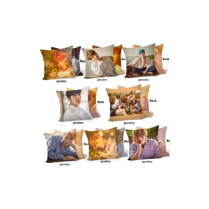 Kpop Pillow Bts Case Bangtan Boys Doublesided Love Yourself Cover Pillow