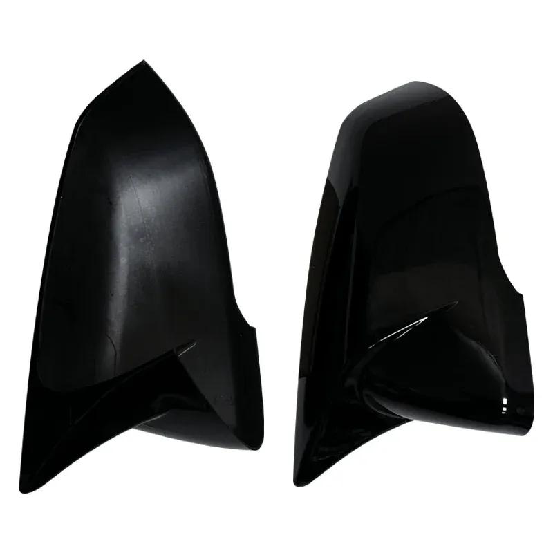 2pcs Glossy Black Side Wing modified Rearview Mirror Cover caps For BMW X1 F48 X2 F39 Z4 G29 2GT F45 F46 F52 F40 Toyota Supra