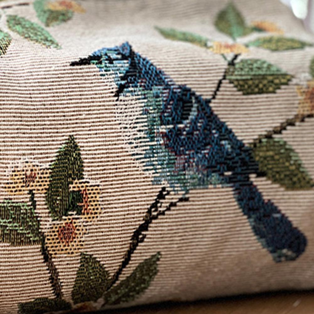 Serviettholder Europeisk Vintage Stil Stuebord Oppbevaringspose Jacquard Tegnet Papirpose Husholdnings Skrivebord Papir Tegnet Pose