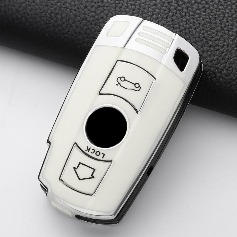 New Soft Tpu Car Key Case Cover Shell For Bmw E60 E61 E70 E81 E87 E90 E91 E92 X1 X5 X3 1 3 5 6 Series Z4 Keychain Accessories