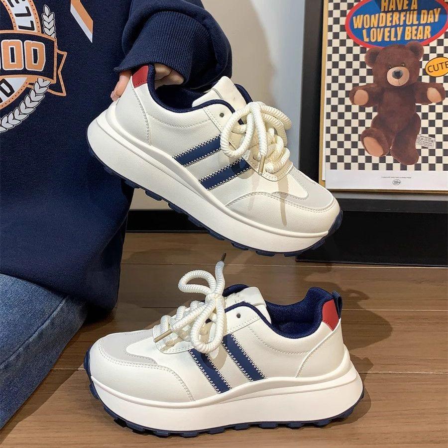 Lightweight sports shoes women's feet small Forrest Gump shoes spring 2025 new popular soft-soled versatile dad shoes