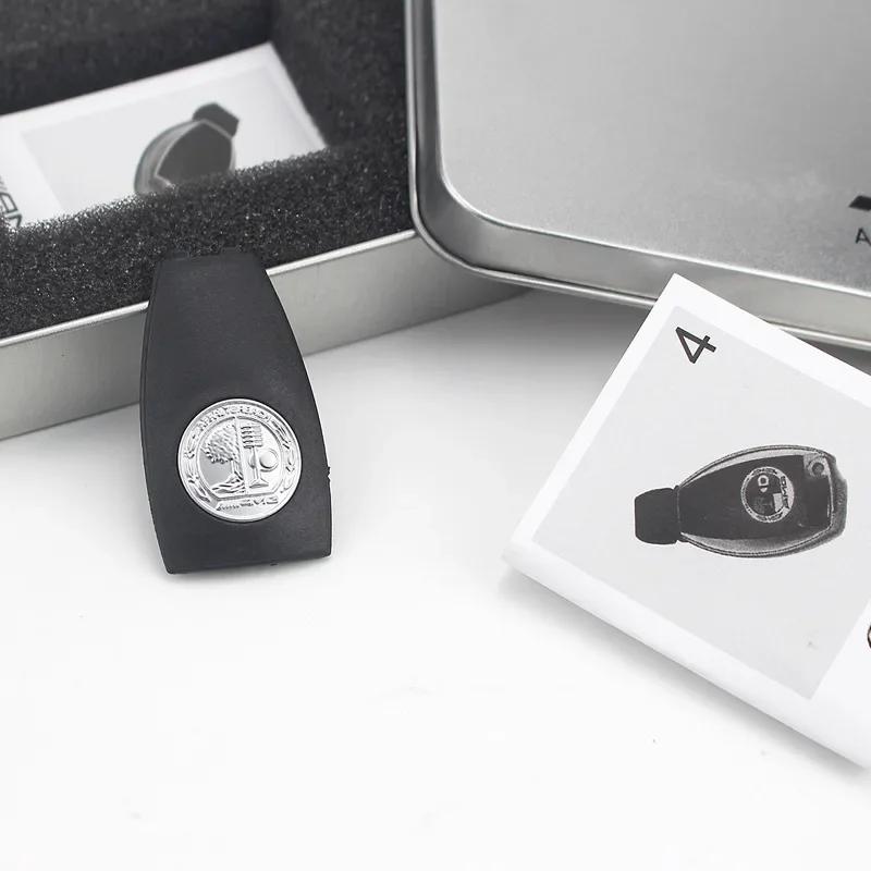 

GLC GLB car keychain key shell For Mercedes-Benz AMG W204 W210 W212 E63 W202 W205 W207 AMG GT GLS G63 A-Class C-Class E-Class C