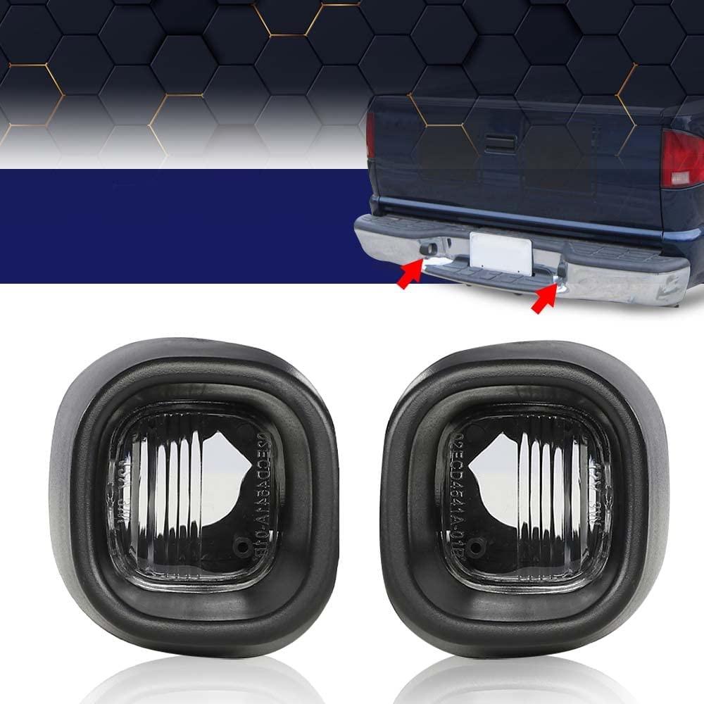 License Plate Light Rear Bumper Tag Lamp Housing For Chevy S10 GMC Sonoma 15721389 15721390 68147