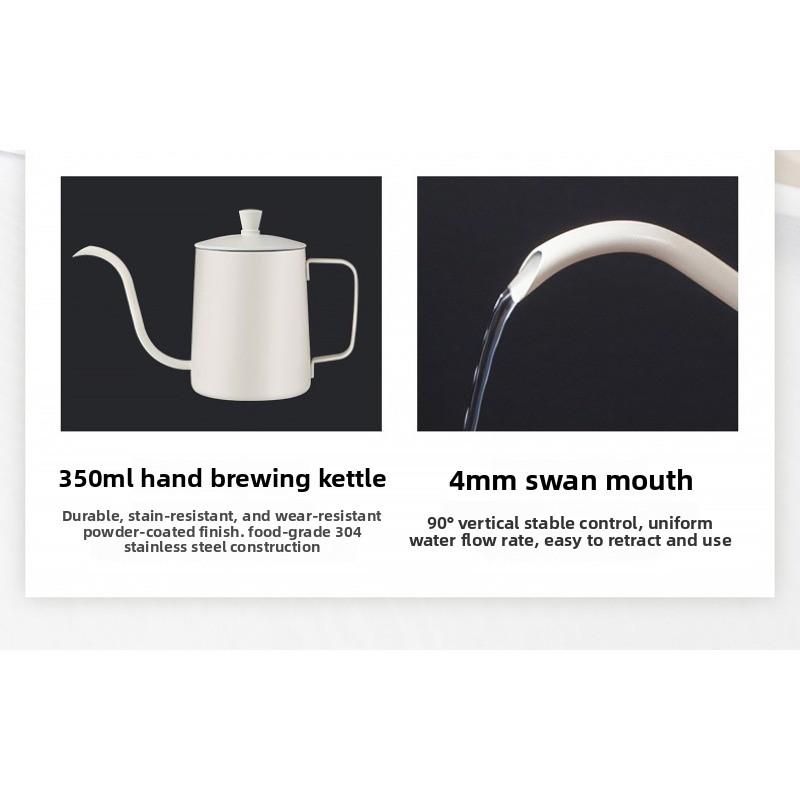 Gift Set of Pour-over Coffee Maker and Accessories - Coffee Utensils with 5-piece Filter Set