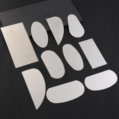 10 Stücke Keramik Ton Stahl Schaber Für Polymer Stahl Cutter Keramik Gezackten Werkzeuge