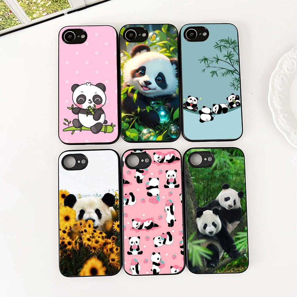 Lovely Panda Cute Silicone Cover for Xiaomi Redmi Note 12 11 10 Pro 10A 10C 12C 13C Note12 12Pro Coque Phone Case
