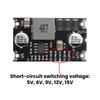 6A DC-DC Step Up Converter 3-15V To 5V 6V 9V 12V 15V Fixed Output Boost Power Module Over-Temp Short Circuit Protection with TVS