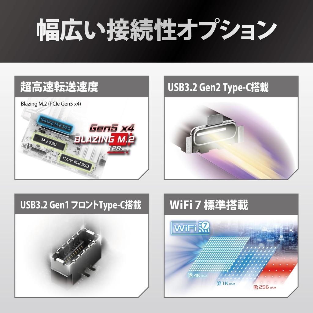 ASRock B850M Steel Legend WiFi DDR5 Micro ATX Motherboard for AMD Ryzen Series CPUs Japanese Retailer Motherboard, 9000/8000/7000 (Socket AM5)