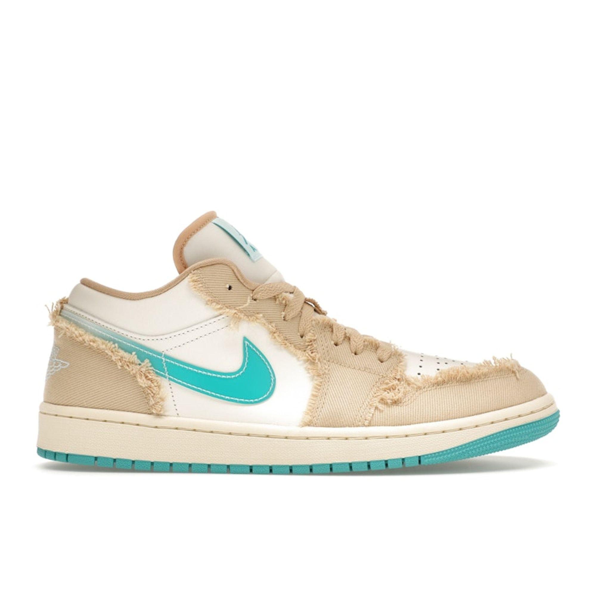 

Женские кроссовки Air Jordan 1 Low SE Wave Tan Sesame Glacier-Blue HF4983-252 35.5