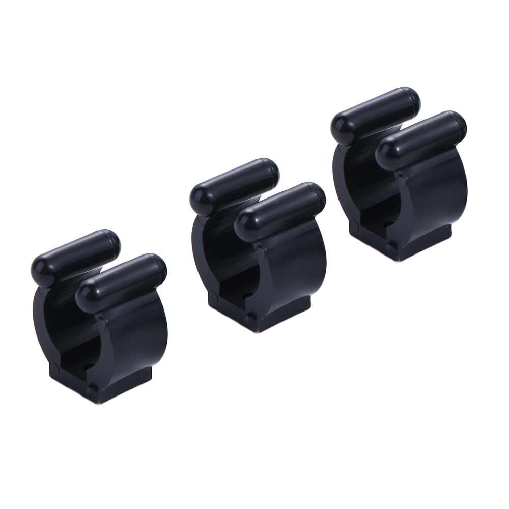 Pole Wall Mounted Fishing Rod Storage Clips Fishing Rod Holder Billiards Cue Clip Rod Organizer