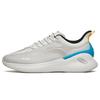 Breaking Wind Cushioned Anti-Slip Wear-Resistant Breathable Lightweight Low-Top Running Shoes Men's Gray Blue Sneakers