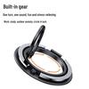 Advanced 360° Rotating Magnetic Phone Holder with Double Ring Damping and Finger Ring Buckle