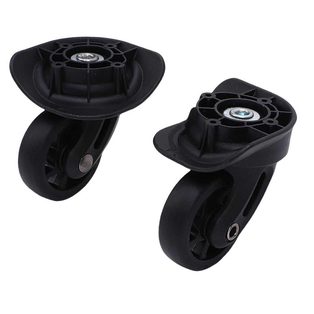 1 Pair Luggage Suitcase Wheels ABS Silent Suitcase Repairing Universal Casters Luggage Accessories for Replacement