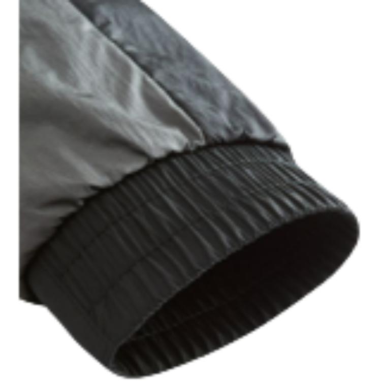 Anta Basketball Series Spliced Hooded Zipper Logo Long Sleeve Loose Windbreaker Unisex Outerwear Black 172441603N-3