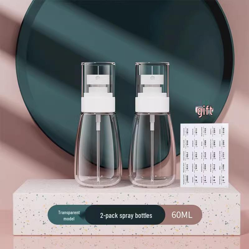 Travel-Size Ultra-Fine Mist Spray Bottle for Face Moisturizing and Alcohol Use