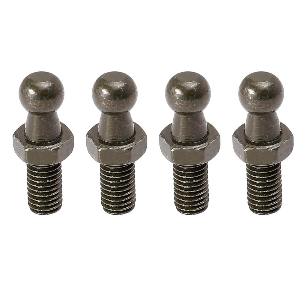 X AUTOHAUX Gas Strut Ball Stud Ball Stud Bolts Ball Bolts 10mm M8x15mm Black for Gas Strut Shock 4 Sets