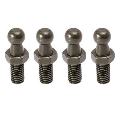 X AUTOHAUX Gas Strut Ball Stud Ball Stud Bolts Ball Bolts 10mm M8x15mm Black for Gas Strut Shock 4 Sets