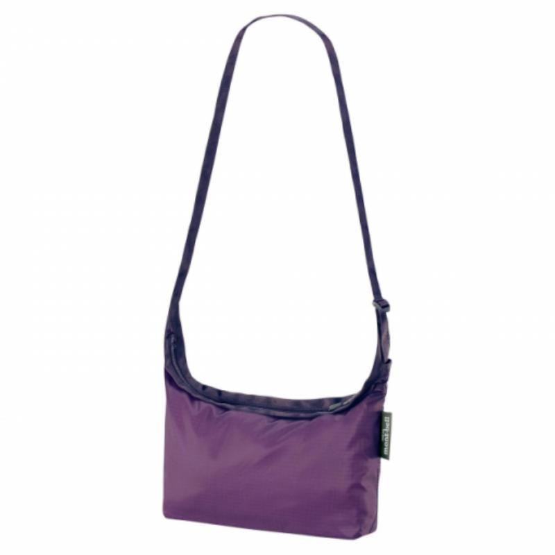 MONTBELL 0.9L UL MONO Nylon Crossbody Bag, Shoulder Bag Trumpets Unisex Eggplant Color