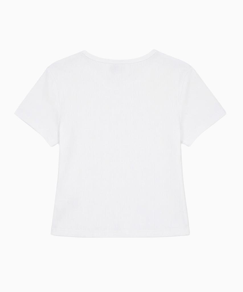 Deodeulimeo Healing Cotton Short Sleeve T-Shirt White