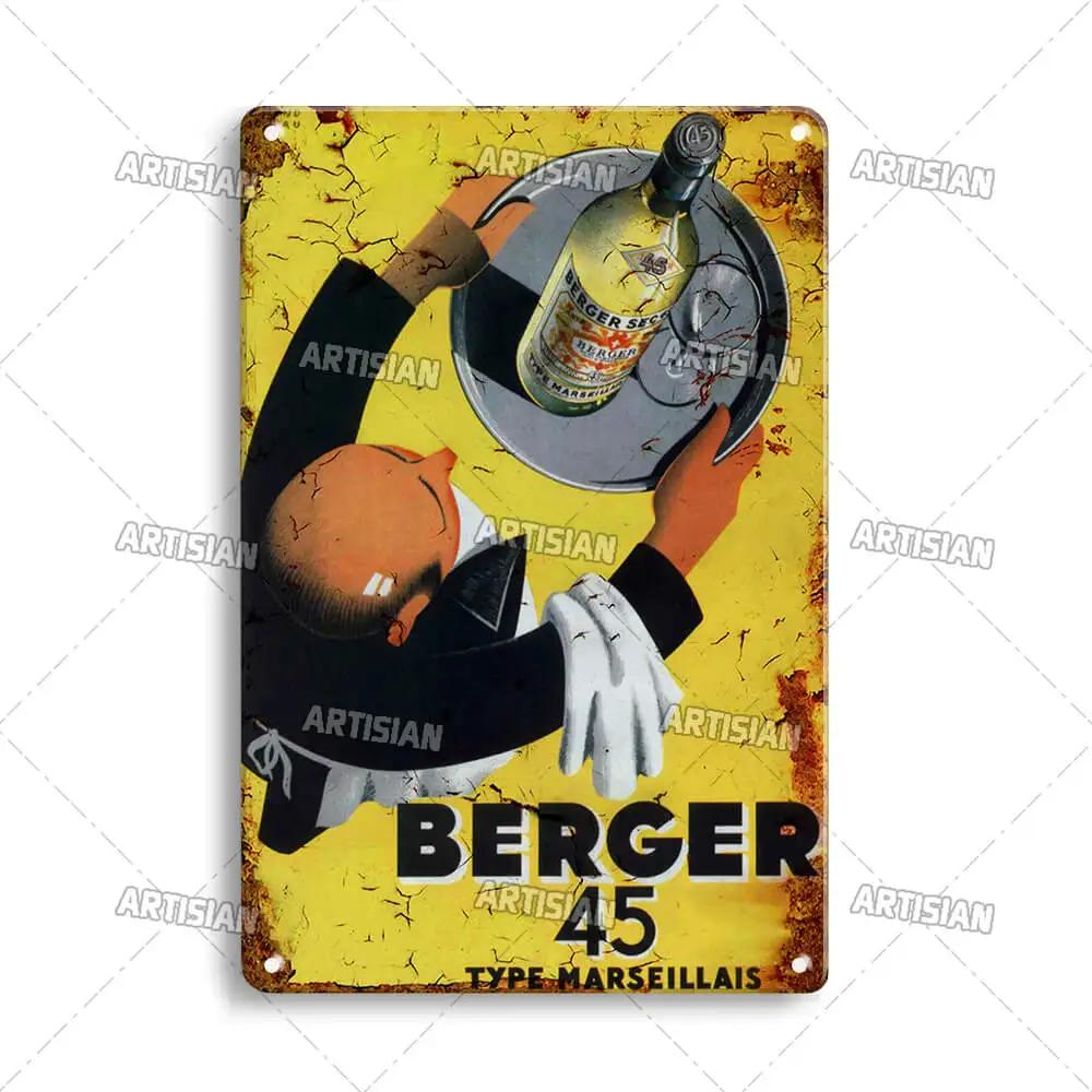 ARTISAN Retro Wein Metallschild Dekoposter Alkohol Wand Metall Blechschild Werbung Wanddeko Man Cave Club Metallplakette