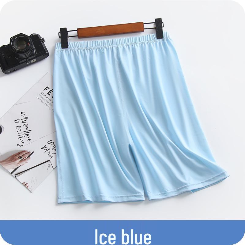 Liquid Ice Silk Ultra-Thin Men's Summer Sleep Shorts: Breathable, Cool, Stretchy Beach Pants