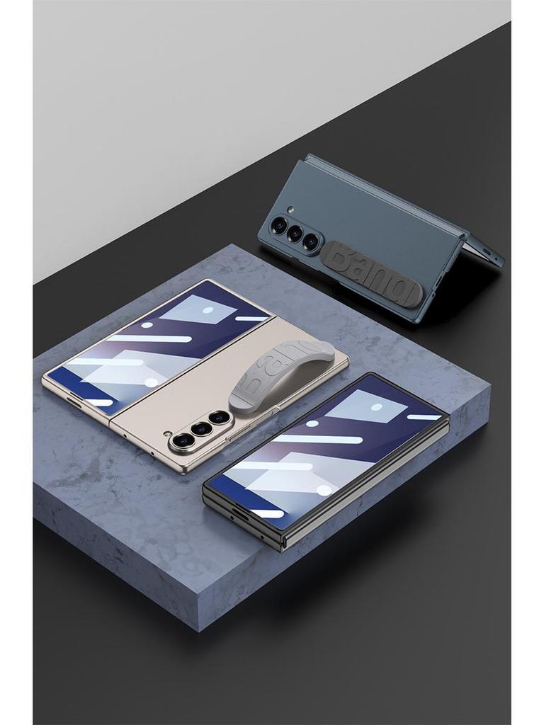 Samsung Z Fold7 Wrist Strap Protective Case with Integrated Film