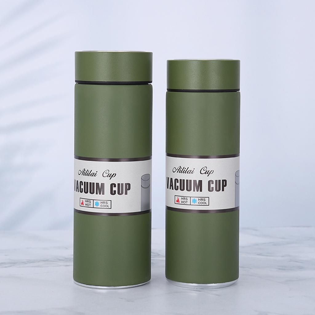 New Modern Stainless Steel Vacuum Cup High-end Simple Straight Cup Tea Separation Business Gift Cup