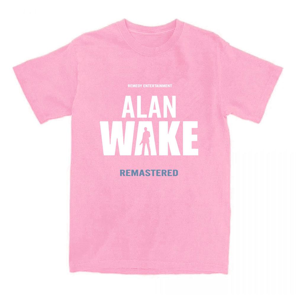 Alan Wake 2 Koszulka z nadrukiem Koszulki bawełniane z krótkim rękawem Streetwear Unisex Luźny codzienny T-shirt z okrągłym dekoltem Góra