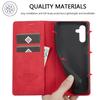 LC.IMEEKE Magnetic Closure Phone Case For Samsung Galaxy A14 4G/5G,PU Leather Cell Phone Cover Wallet Stand