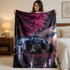New Holland Print Flannel Blanket Cozy Warm Plush Throw Blanket For Bed Sofa Couch Indoor Household Use