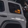 CROWN KING Car Stickers, Fashion Waterproof Vinyl Decal Auto Sticker Car Styling Decoration Accessories