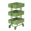 Play Home Toys Bookshelf with Wheels Simulation Shelf Bookshelf Furniture Toys Storage Display Rack