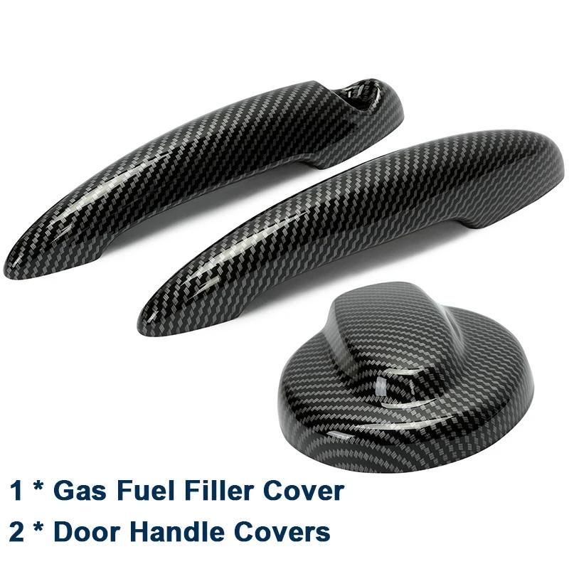 

Car Accessories Black Auto Gas Tank Cap And Door Handle Cover Fit For BMW R55 MINI Clubman Cooper S 2007–2014 And R56 2006-2013