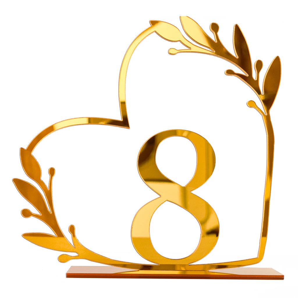 DIY Acrylic Numbers Wedding Table Numbers Mirror Table Numbers