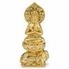 Buddhist Altar Shop Takita Shoten Buddhist Statue: Samantabhadra Bodhisattva (born In the Years of the Dragon and Snake) Alloy (7.4cm High X 3.5cm Wid