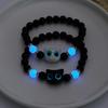 Luminous Black & White Kitten Shell Star Bracelet - Couple Jewelry Gift