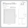 Planwith Friends Program, Soft Back Loose-leaf Book 360 Degree Fold Workbook Middle School Student B5 Horizontal Line Notebook