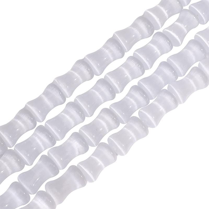 

8x15 мм 1 полоска/пакет бамбуковый узел в форме кошачьего глаза cDIY браслет ожерелье серьги ювелирные аксессуары 8x15mmm 1Str/bag