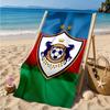 Qarabag Soccer Team Crest Design Beach Towel, Quick-drying, Easy to Care for, Suitable for Both Fitness and Beach Vacations,Sports Essential